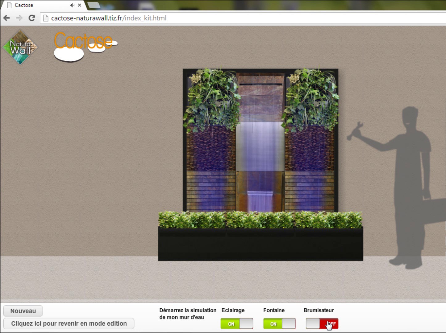 Configuratieur 3D Natura Wall