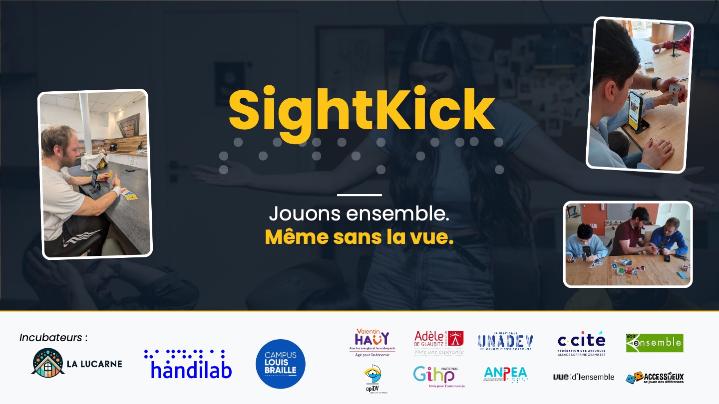 SightKick – rendre les jeux de société accessibles