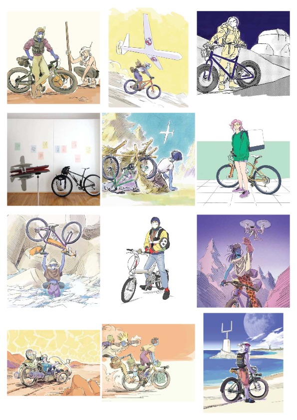 Bike x Manga x Print
