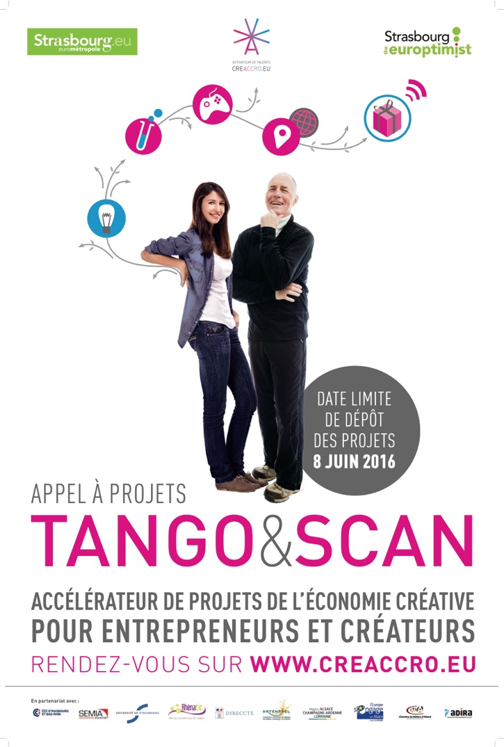 Affiche Tango&Scan 2016, E-tourisme