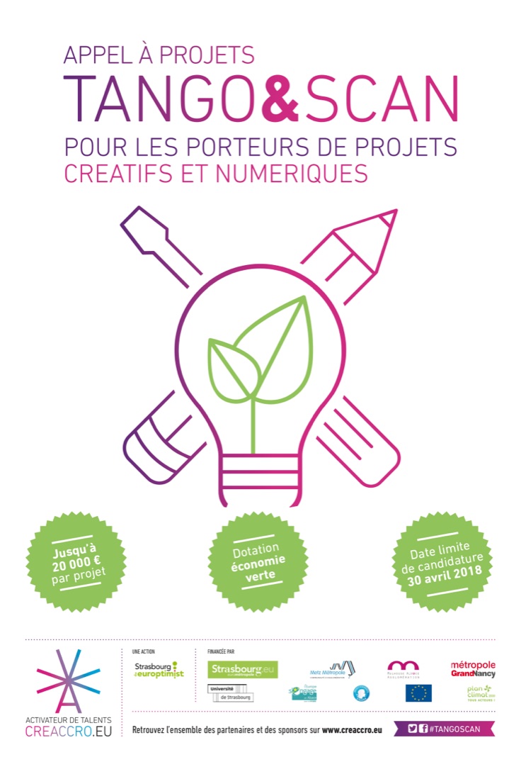 Affiche Tango&Scan 2018, Économie verte