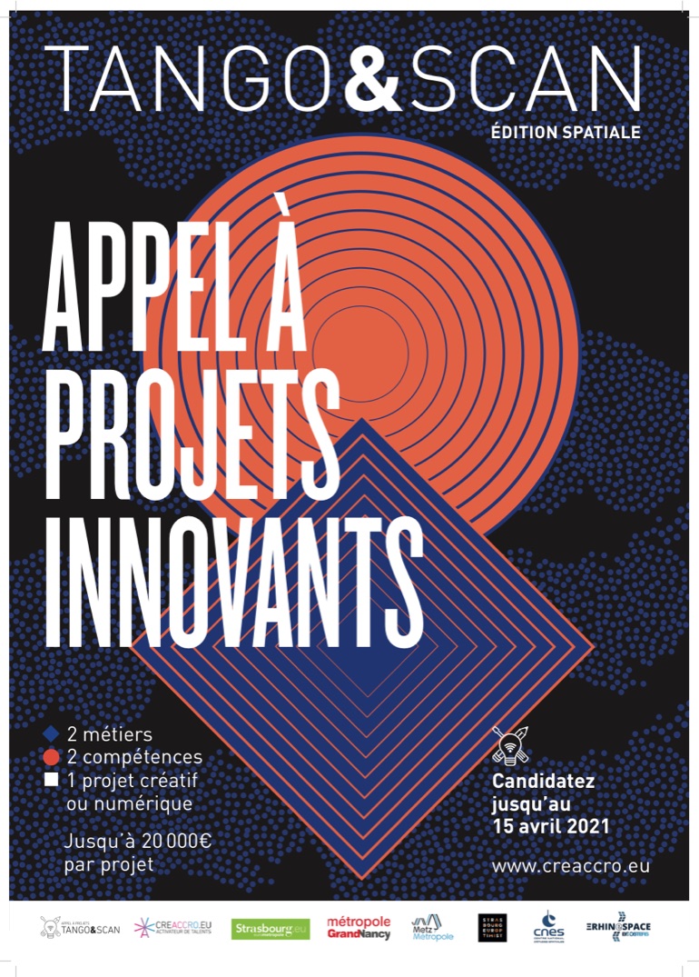 Affiche Tango&Scan 2021, Données spatiales