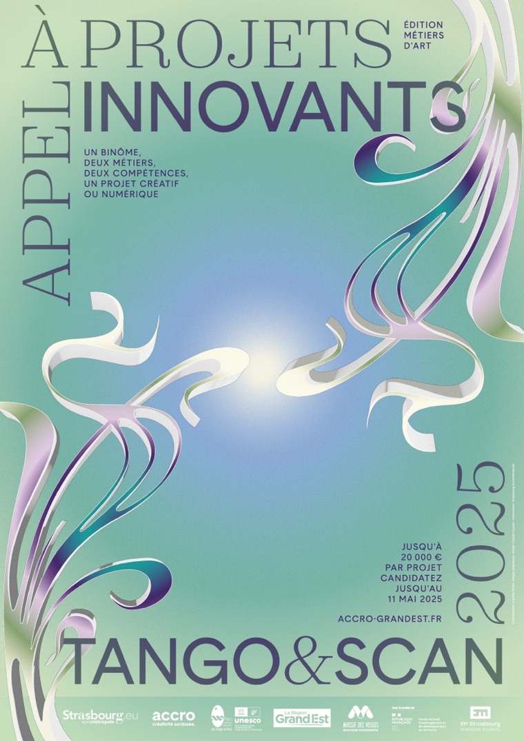 Affiche Tango&Scan 2025, Bois local et métiers d’art